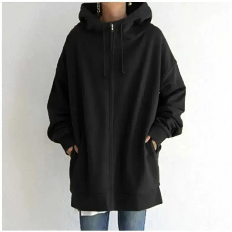 Women's fuzzy long-sleeve sport pullover hoodie by Plush Fashion Hub, featuring a cozy, plush fabric and casual fit.