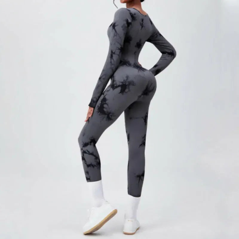 Women's Long Sleeve Quick-drying Tight Fitness Yoga Clothes - Plush Fashion Hub
