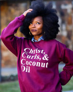 Women’s minimalist retro printed long sleeve hoodie sweatshirt by Plush Fashion Hub, soft graphic pullover for casual wear.