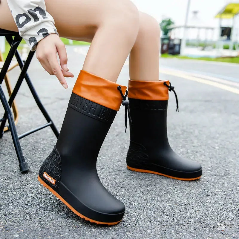 Women's Non-slip Wear-resistant Rain Boots - Plush Fashion Hub