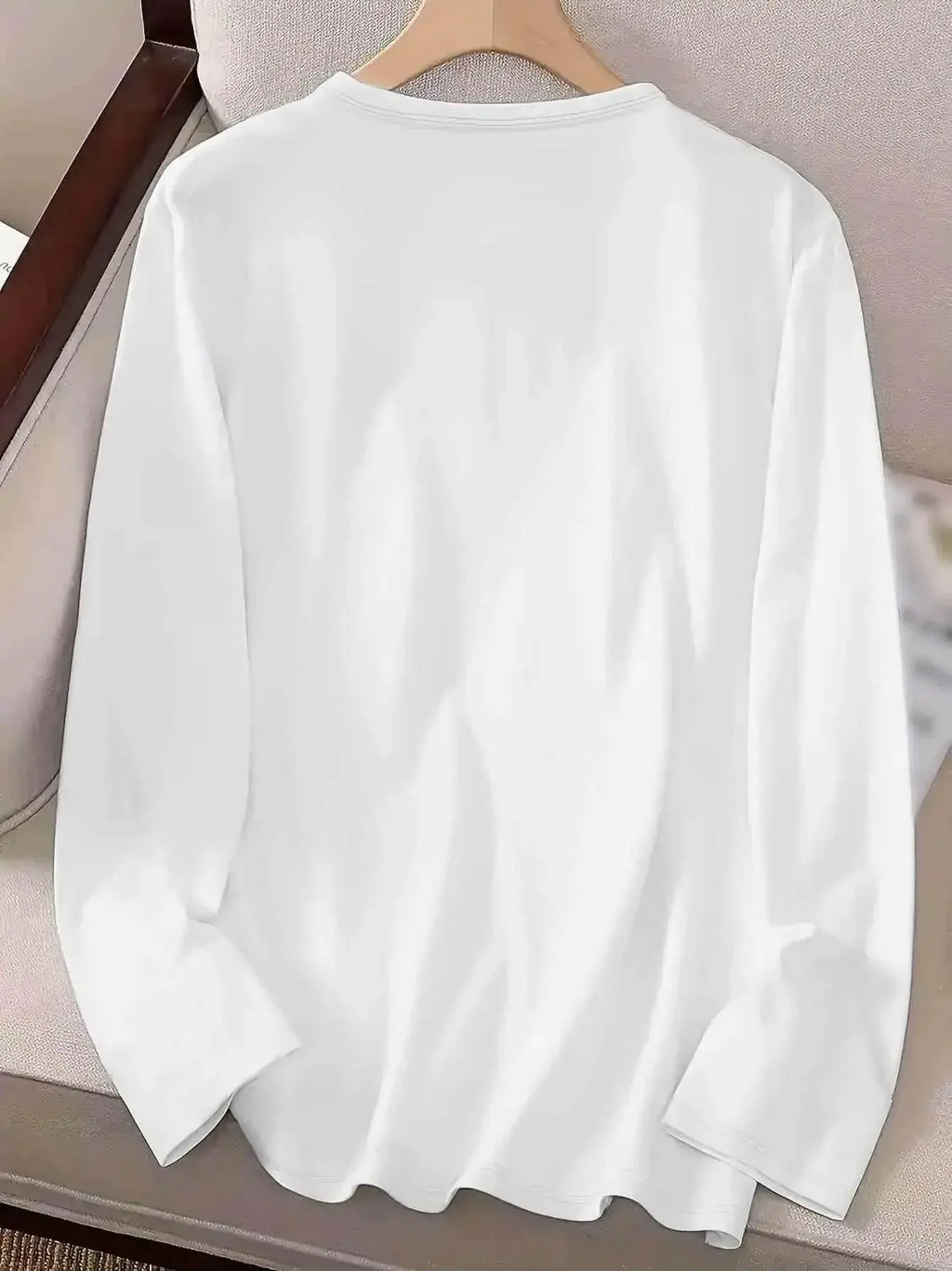 Women’s Psalms 91 long sleeve faith T-shirt by Plush Fashion Hub featuring inspirational Christian design and comfortable fit.