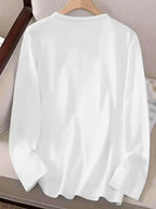 Women’s Psalms 91 long sleeve faith T-shirt by Plush Fashion Hub featuring inspirational Christian design and comfortable fit.