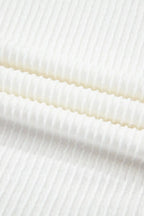 Women's ribbed knit sleeveless tank top with contrast trim, fitted and soft, from Trendsi.