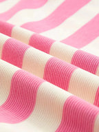Women’s striped cap sleeve shift dress with pockets, featuring a casual and comfortable style from Trendsi.
