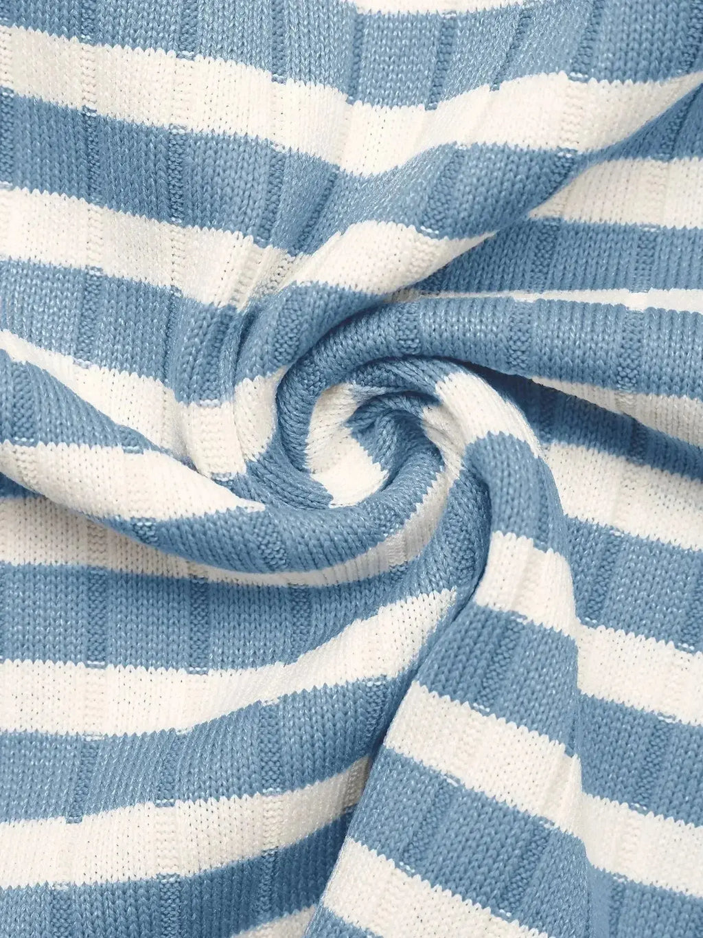 Women’s striped square neck long sleeve loungewear set by Trendsi, featuring matching soft pants and top for comfortable home wear.
