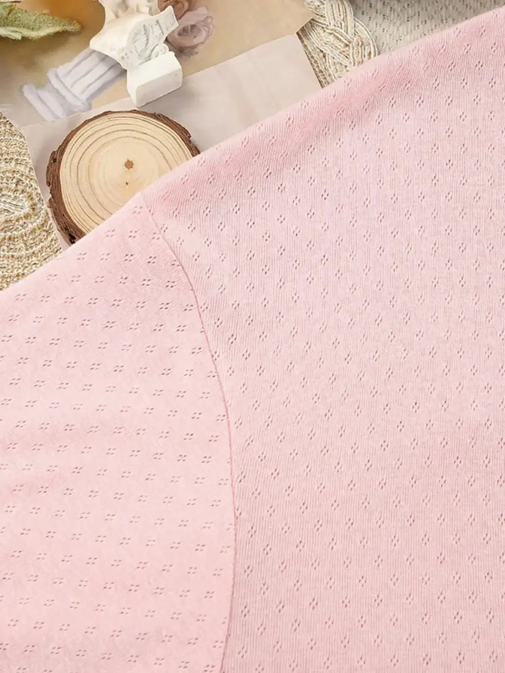 Women’s tie waist kimono sleeve lounge nightgown made of soft cotton blend, relaxed fit, comfortable sleepwear by Trendsi.