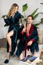 Women's Ultra Soft Plush Bathrobe - Plush Fashion Hub