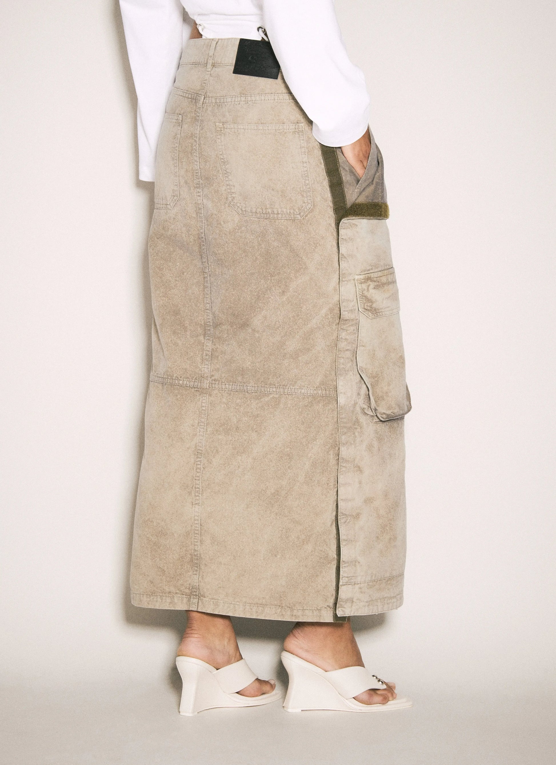 Y/Project Women Cargo Maxi Skirt - Plush Fashion Hub