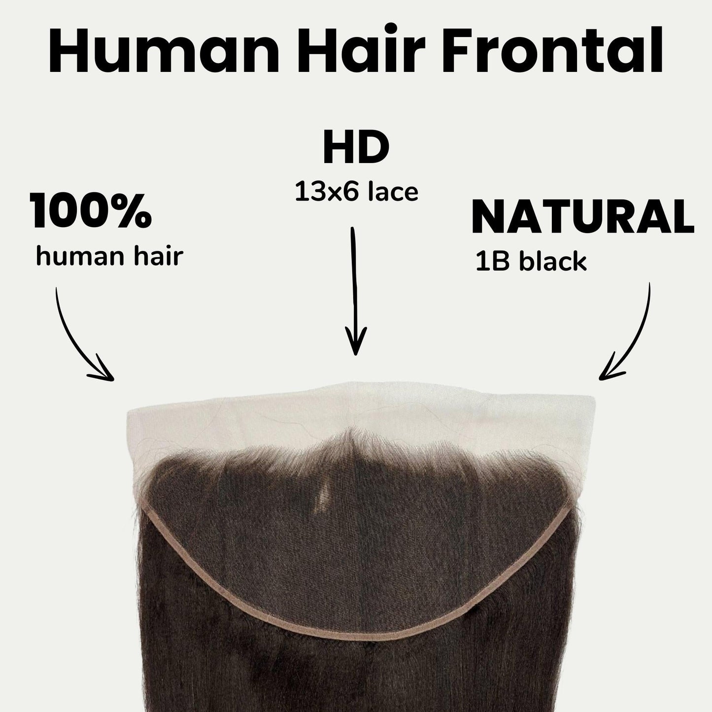 Yaki Straight 13x6 HD Lace Human Hair Frontal - Plush Fashion Hub