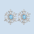 S925 silver flower stud earrings with a trendy, versatile design, featuring delicate floral details for elegant everyday wear.