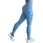 Snowflake camouflage high waisted yoga pants from Plush Fashion Hub, seamless activewear leggings designed for comfort and style.