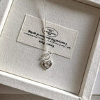 925 Sterling Silver Heart Necklace