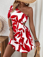 Women’s puff sleeve summer dress by Plush Fashion Hub, casual beach and vacation outfit in lightweight fabric with a relaxed fit.