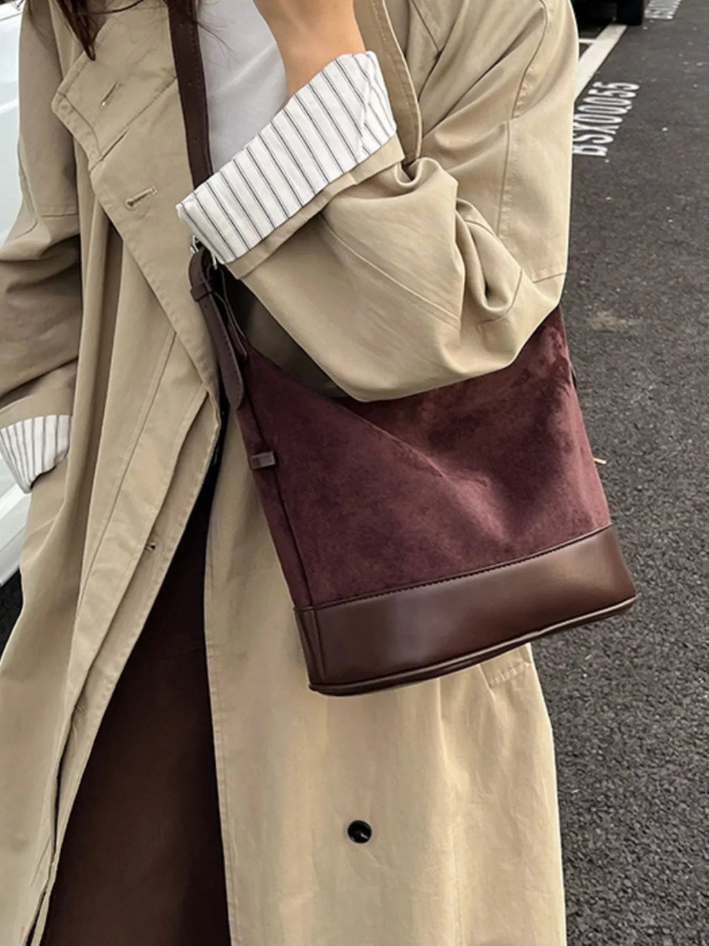Adjustable strap tote bag by Shopimist with spacious interior, durable material, and stylish design for everyday use.