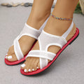 Open toe mesh sandals by Shopimist featuring a stylish design with mesh straps and a comfortable open-toe fit.