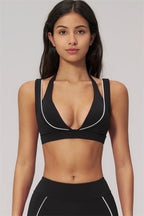 Fitglutes Activewear Clarity Contour Line sports bra and leggings 2-piece set, featuring a sleek design and contour details for workout comfort.