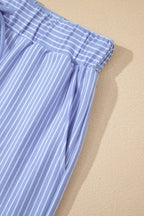 Lilian Dolman Sleeve Polo Shirt Set by Threaded Pear, short set with a polo top and matching shorts, in soft, casual fabric.