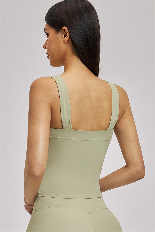 Fitglutes Activewear Swoon Tank Top and Shorts 2-piece set, featuring stylish workout tank top and matching gym shorts for activewear.