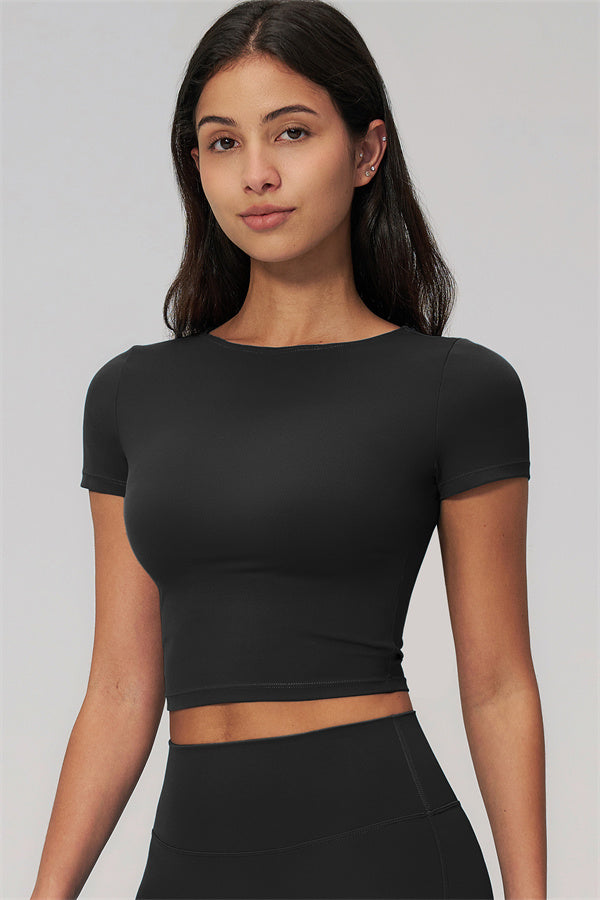 Fitglutes Activewear Rapture T-shirt and shorts 2-piece set, gymwear and sportswear, casual workout clothes for women.