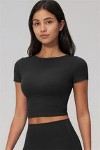 Fitglutes Activewear Rapture T-shirt and shorts 2-piece set, gymwear and sportswear, casual workout clothes for women.