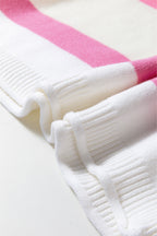 Lightweight short sleeve knitted summer top by Threaded Pear, featuring a breathable, stylish design for warm weather.