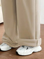 Simply Love casual high waist wide leg sweatpants with drawstring, made from soft, comfortable fabric, shown in a relaxed fit.