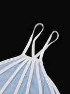 Halter neck scalloped hem top and skirt set by Shopimist, featuring a coordinated stylish and feminine design.