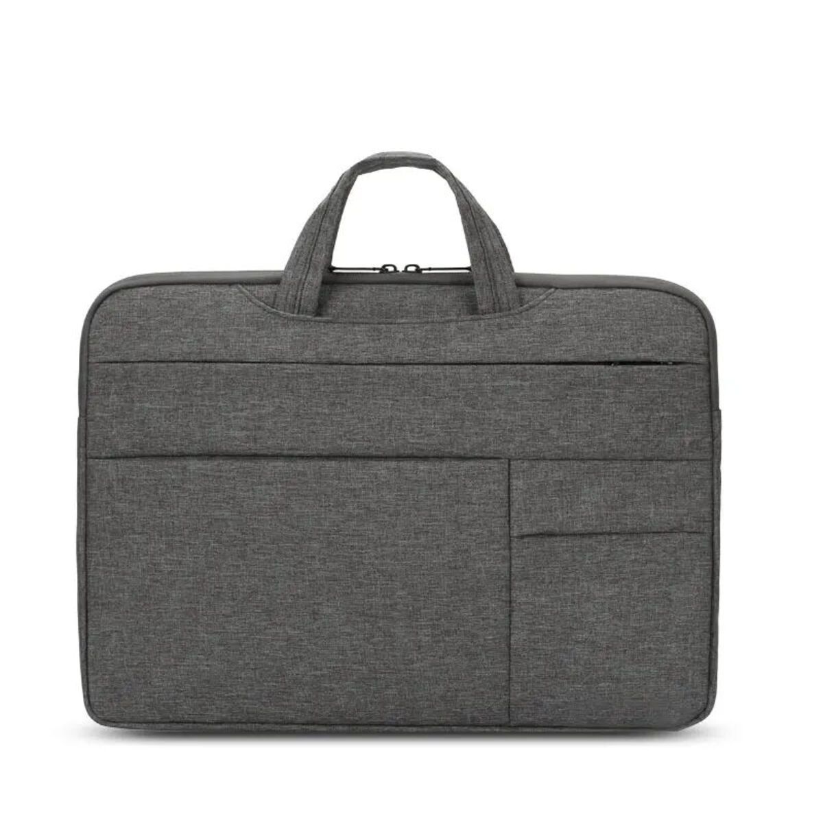 Plush Fashion Hub 13-15.6 inch laptop bag with shoulder strap, carrying case for business, leisure, or school use