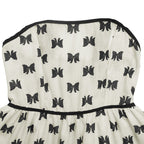 FitiqueFit summer casual dress with shoulder strap and bow print, featuring an elegant and stylish design perfect for warm weather.