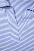 Lilian Dolman Sleeve Polo Shirt Set by Threaded Pear featuring a casual short set with dolman sleeves and classic polo style.