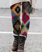 Unisex Hawaiian 3D print leggings with vibrant digital floral design, casualwear from Plush Fashion Hub