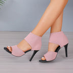 Women’s Fish-Mouth Hollow Fashion Flats by Plush Fashion Hub showing stylish black slip-on footwear with fish-mouth design.