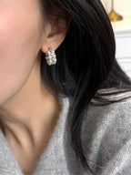 Pearl hoop earrings by Shopimist featuring classic round pearls on gold hoops for elegant jewelry styling
