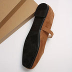 Women's vintage Mary Jane pumps by FitiqueFit, featuring classic flat footwear with stylish straps and rounded toes.
