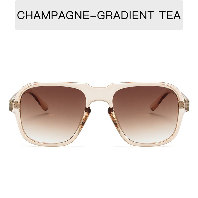 Vintage large rim sunglasses by Plush Fashion Hub featuring bold driving and fashion shades with dark tinted lenses.