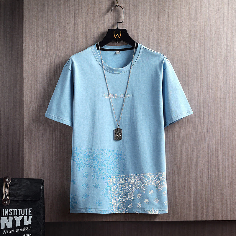 Casual short-sleeved T-shirt from Plush Fashion Hub with a comfortable fit and simple design, ideal for everyday wear.