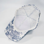 Unisex floral print dome crown baseball cap by FitiqueFit, featuring a colorful floral pattern on a casual hat design.