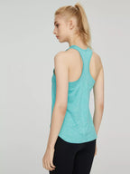Shopimist breathable quick-drying active tank top showing lightweight, moisture-wicking fabric and sleeveless design.
