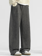 Men's loose fit pocket pants by Trendsi, plus size casual trousers with a comfortable, relaxed fit and functional front pockets.