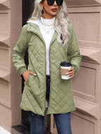 Women’s Cotton Jacket – Solid Color Lightweight Casual Outerwear
