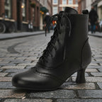Women’s Dopamine Girl short boots by FitiqueFit featuring comic-con style winter footwear with bold design and sturdy soles.