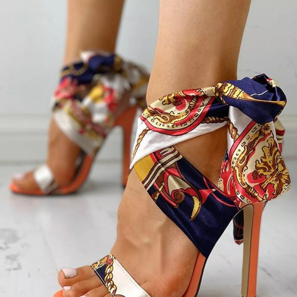 Shopimist open toe stiletto sandals featuring slender heels and stylish design, perfect for elegant summer footwear.