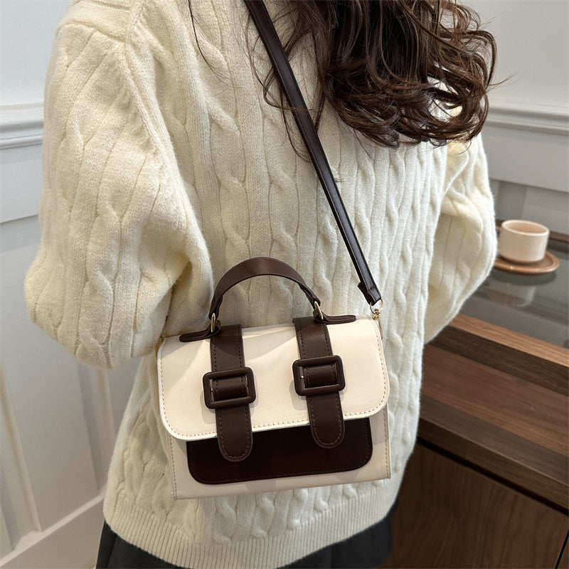 Stylish small square LadyShow.Store crossbody bag with versatile design, featuring a compact underarm carry style and trendy details.