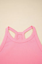 Shopimist sleeveless cropped top and pocketed skort set, featuring a stylish, casual summer outfit with a sleeveless top and skirt.