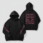 Women’s casual knit zip-up sweater jacket by FitiqueFit, streetwear style, featuring a zipper closure and cozy knit fabric.