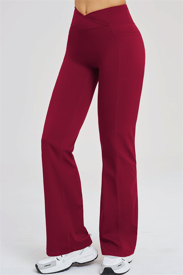Fitglutes Activewear flared leggings and T-shirt set, stylish gymwear with comfortable fit for workout and casual wear.