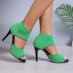 Women’s Fish-Mouth Hollow Fashion Flats by Plush Fashion Hub, showcasing stylish black slip-on footwear with cutout details.
