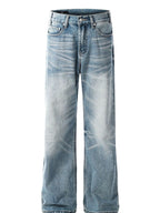 Men's loose fit jeans by Trendsi, shown in dark wash with relaxed style and visible pockets, casual and comfortable denim pants.