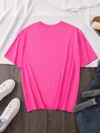 Women’s letter print tank top from FitiqueFit, casual streetwear vest with round neck and stylish letter graphic design.