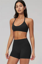 Fitglutes Activewear Rapture Sports Bra and Shorts 2-piece set, featuring a matching gymwear workout clothes ensemble for active fitness.